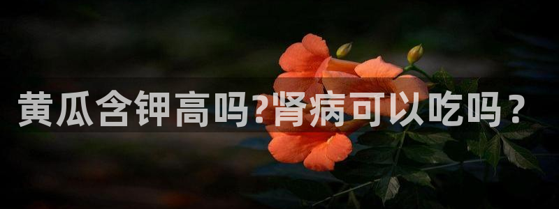 51吃瓜onlyfans网黄：黄瓜含钾高吗?肾病可以吃吗？
